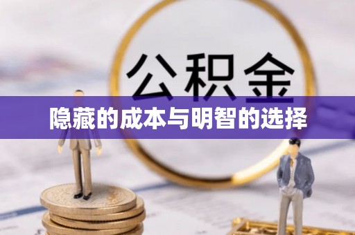 八公山隐藏的成本与明智的选择