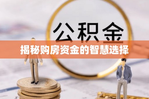 八公山揭秘购房资金的智慧选择